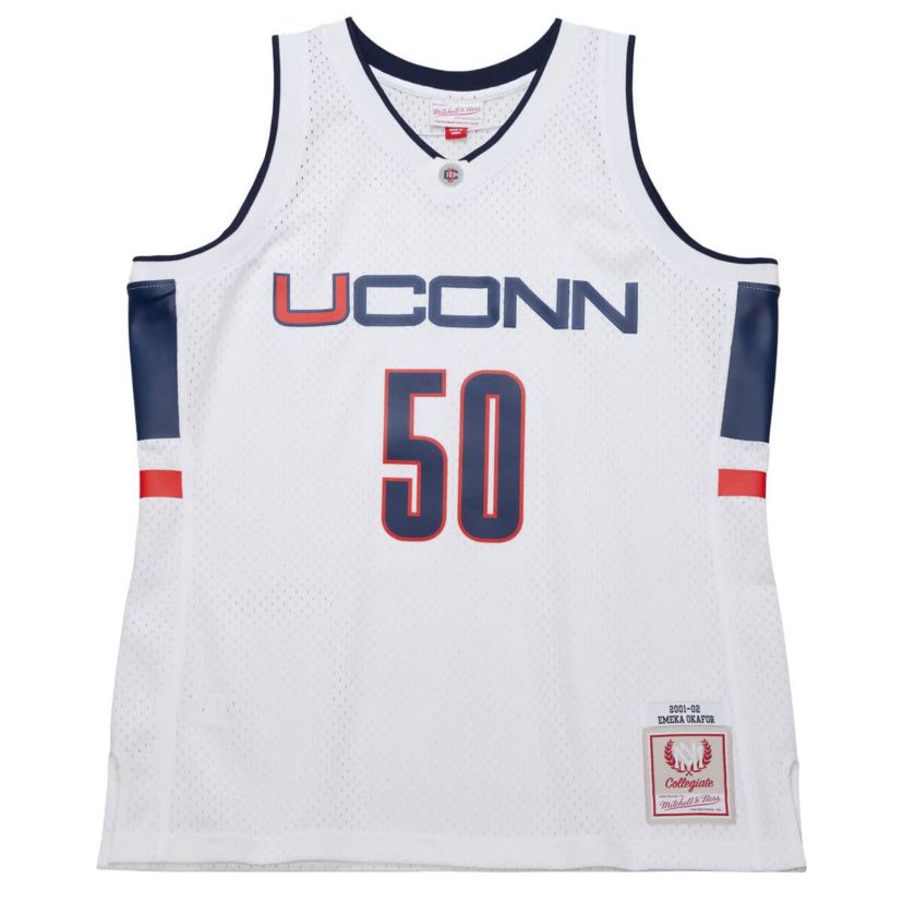 Connecticut Huskies NCAA UConn Huskies Emeka Okafor 2001/02 Swingman Replica Jersey