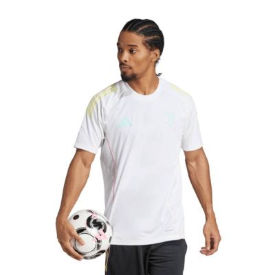 adidas Men's Serie A Juventus 2025/26 AEROREADY Training Jersey, White, XL