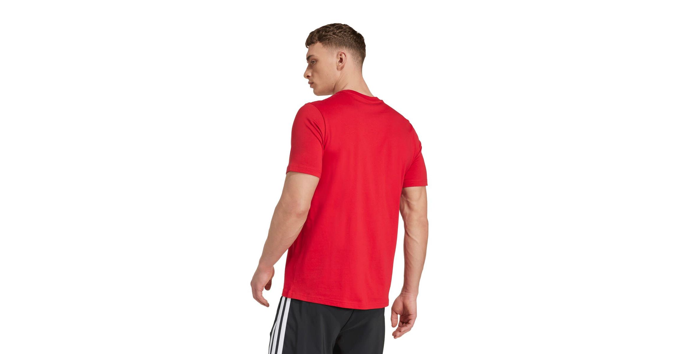 Premier League Manchester United Three-Stripe Wordmark T-Shirt