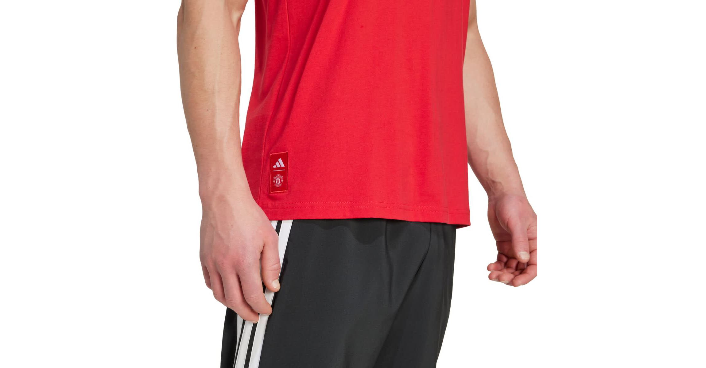 Premier League Manchester United Three-Stripe Wordmark T-Shirt