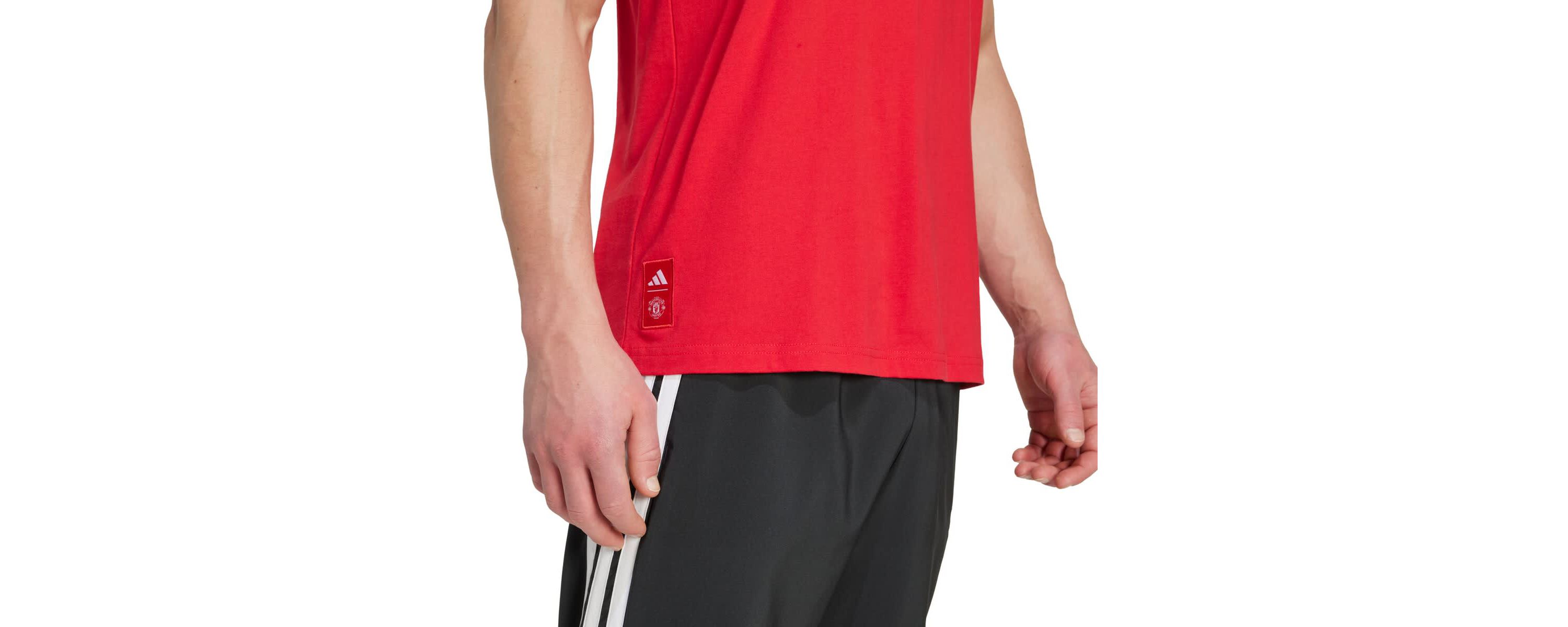 Premier League Manchester United Three-Stripe Wordmark T-Shirt