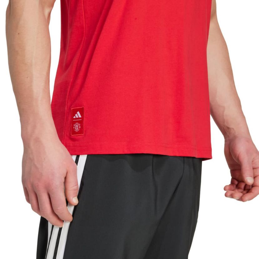 Premier League Manchester United Three-Stripe Wordmark T-Shirt