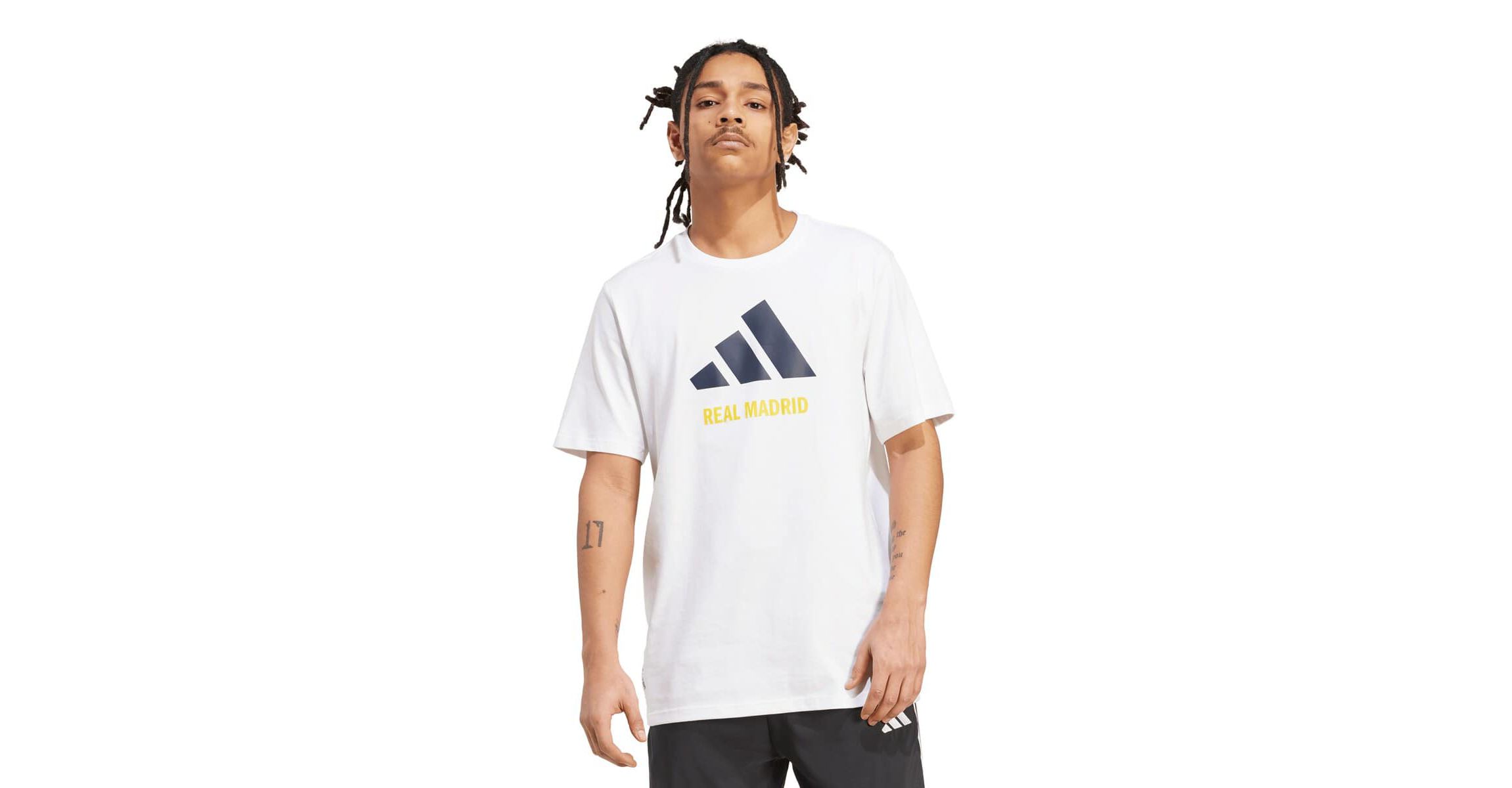 La Liga Real Madrid Three-Stripe Wordmark T-Shirt