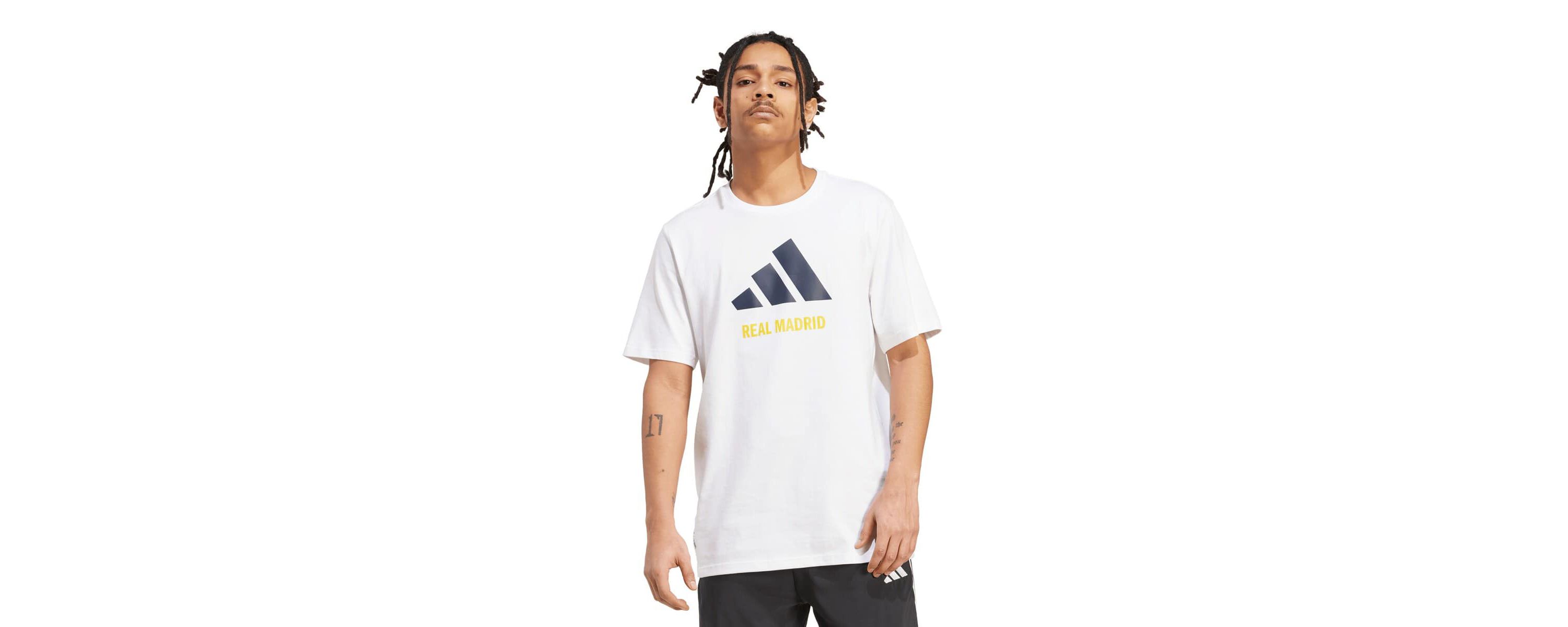 La Liga Real Madrid Three-Stripe Wordmark T-Shirt