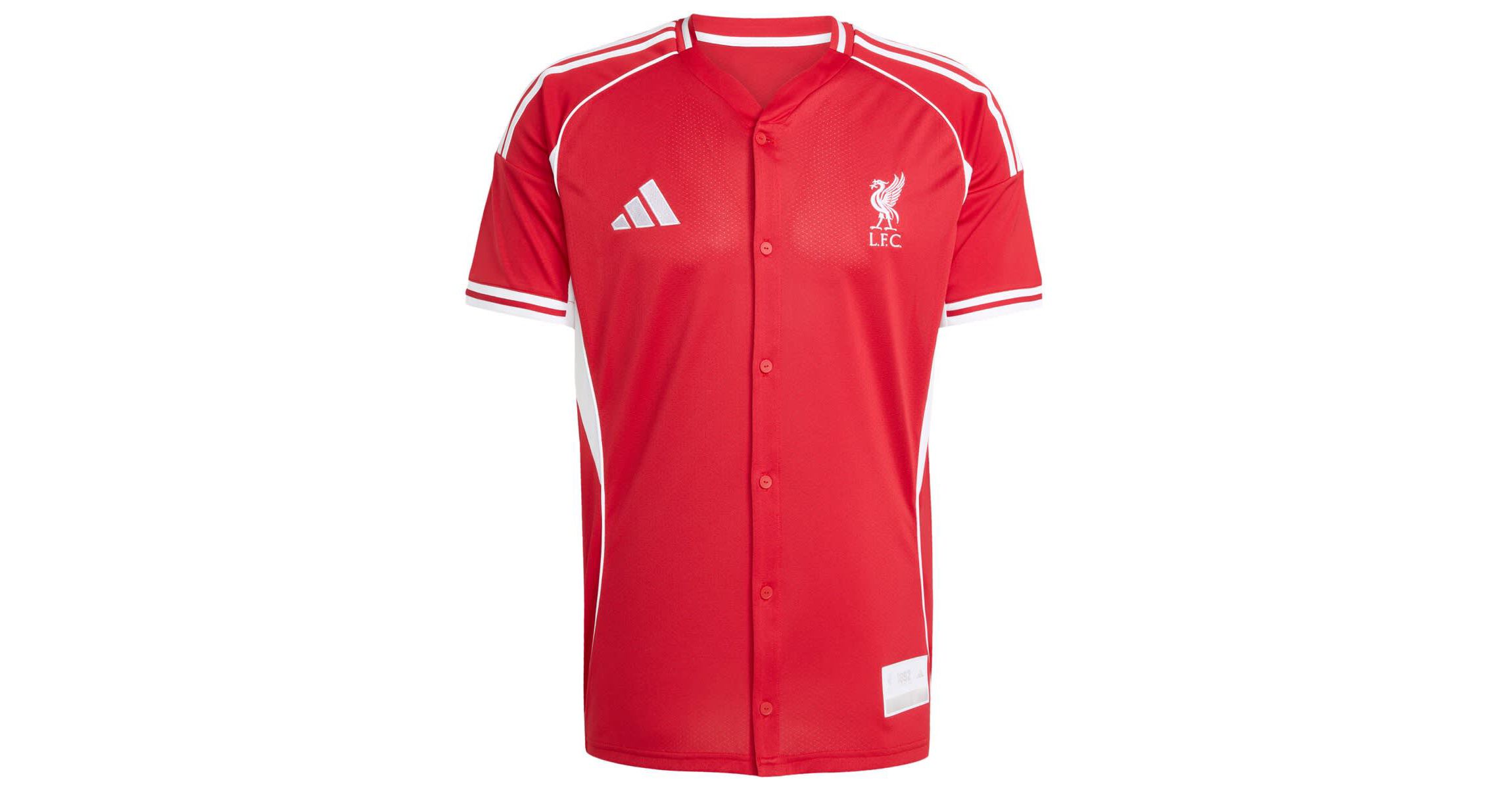 Premier League Liverpool Full-Button Baseball Jersey