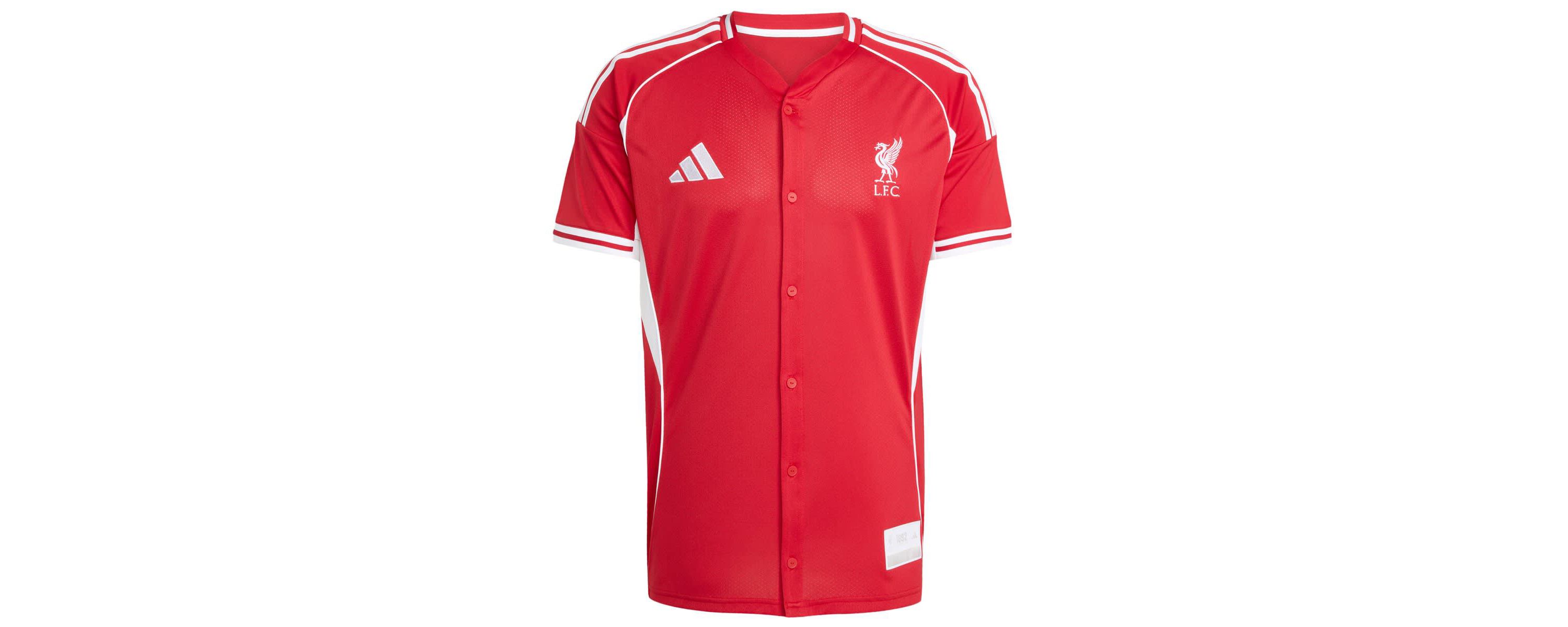 Premier League Liverpool Full-Button Baseball Jersey