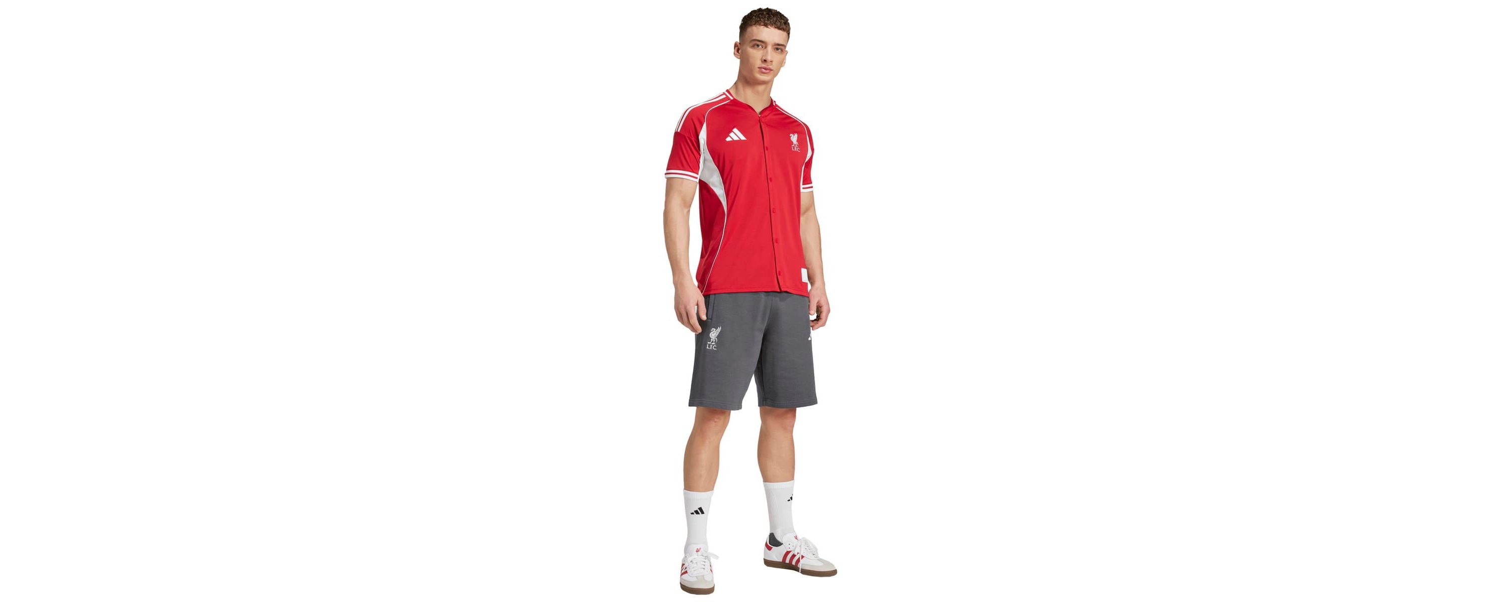 Premier League Liverpool Full-Button Baseball Jersey