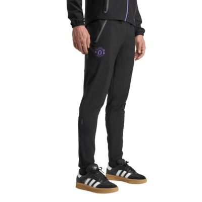 adidas Men's Premier League Manchester United 2025/26 Tiro Vis Tech AEROREADY Travel Pants, Black, 2XL