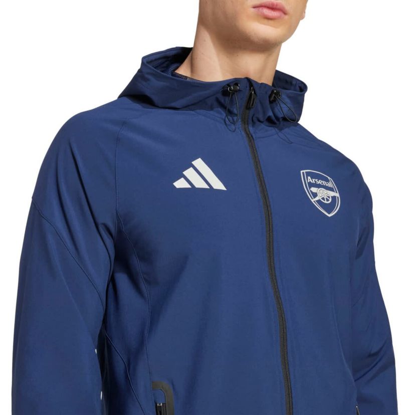 Premier League Arsenal 2025/26 Tiro Vis Tech Travel Jacket