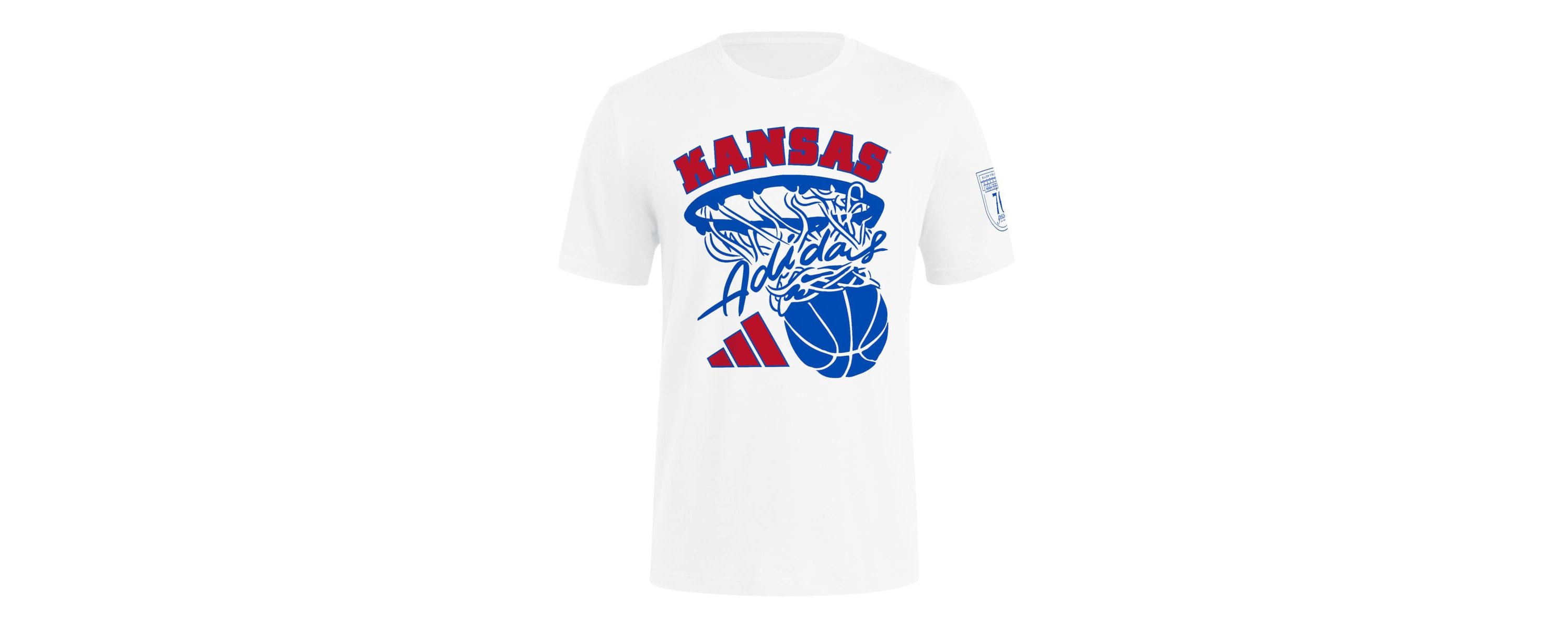 NCAA Kansas Jayhawks 70th Anniversary Basketball T-Shirt