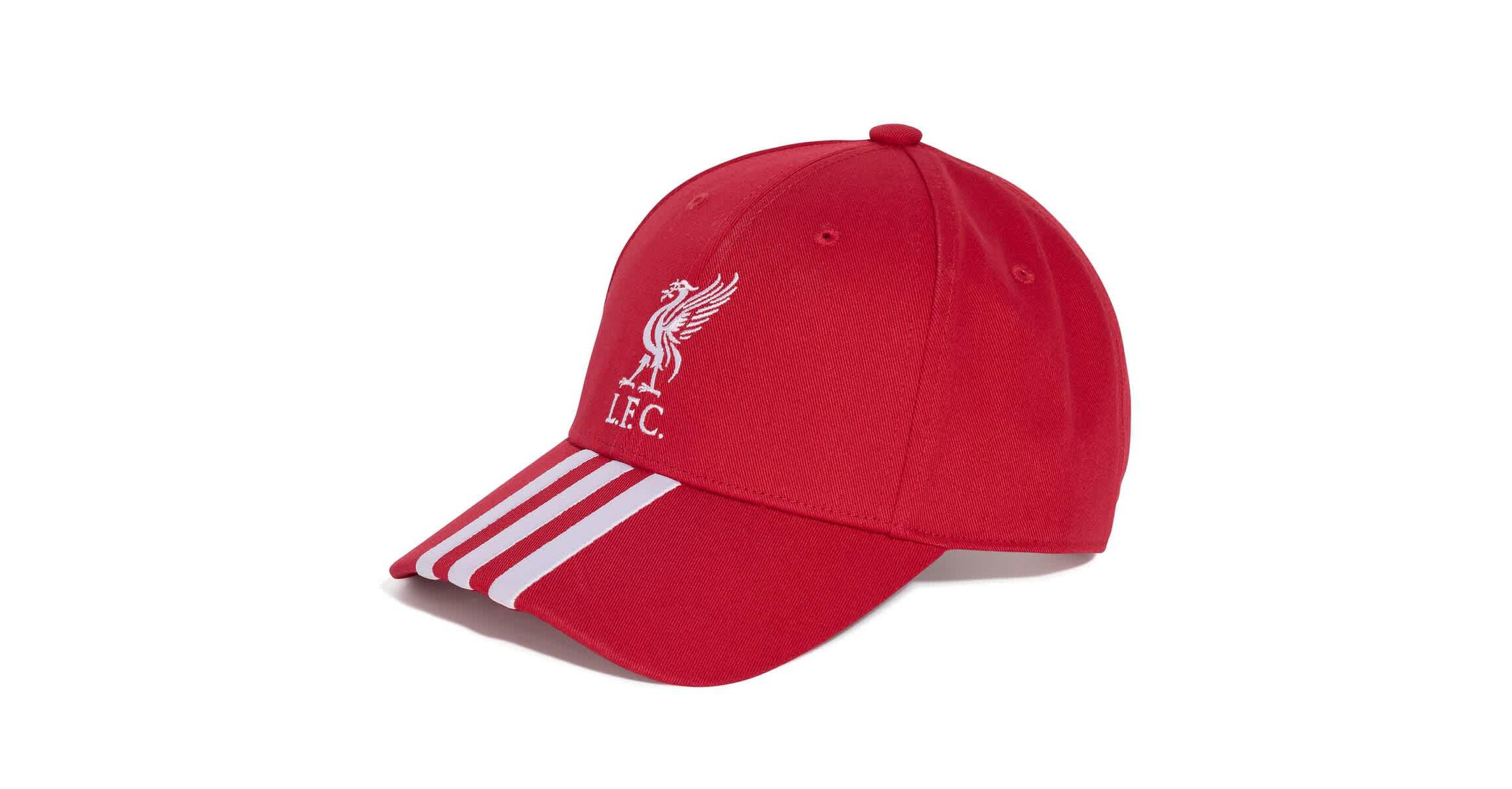 Premier League Unisex Liverpool Three-Stripe Dad Adjustable Hat