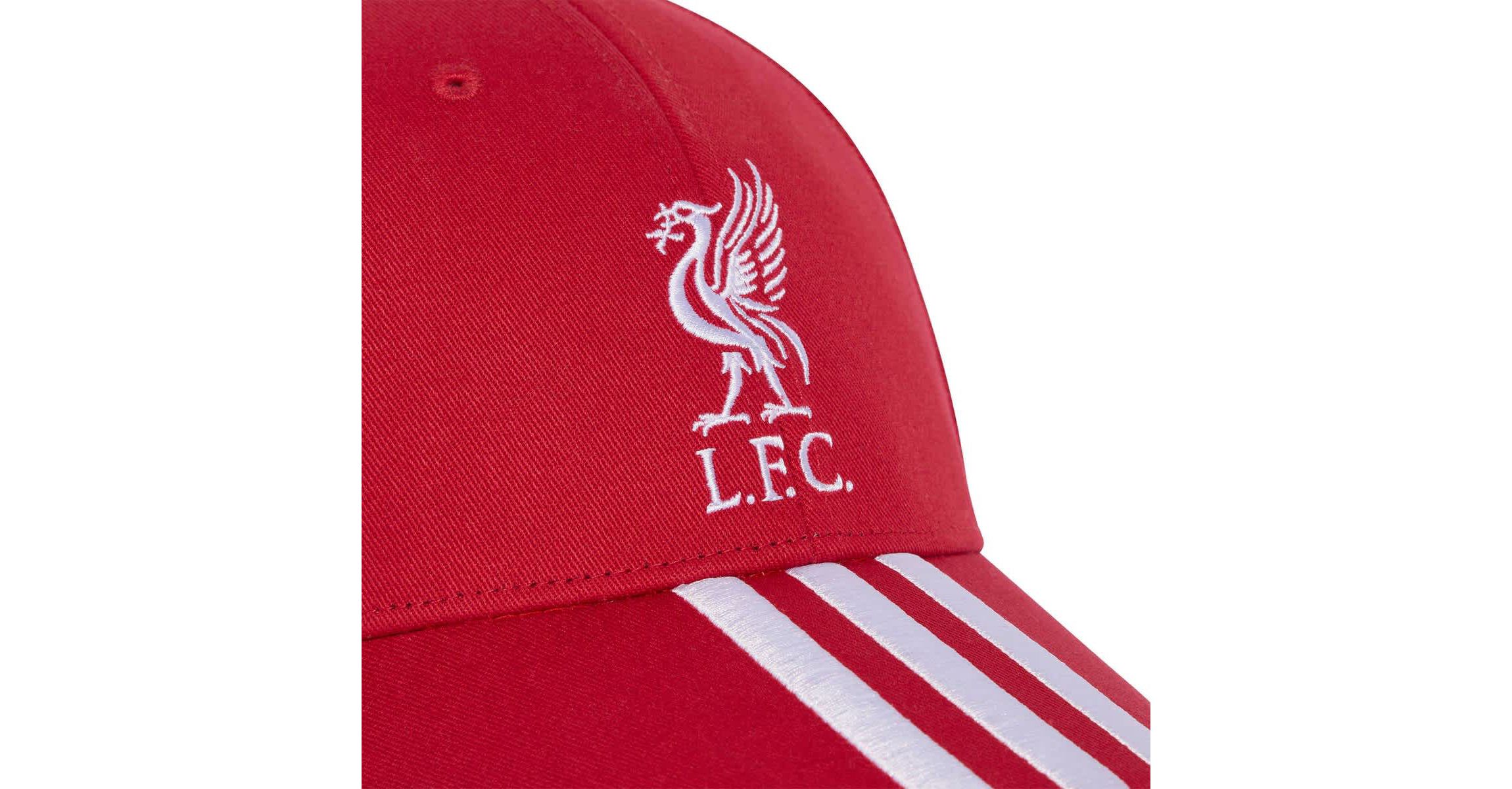 Premier League Unisex Liverpool Three-Stripe Dad Adjustable Hat