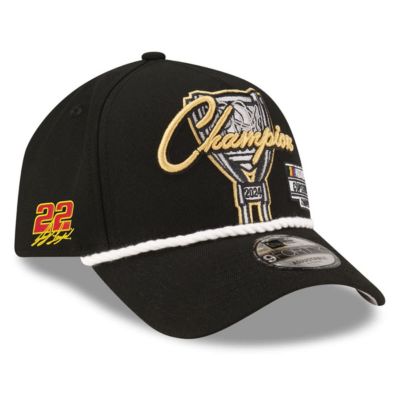 New Era Men's NASCAR Joey Logano 2024 Cup Series 9FORTY Adjustable Hat, Black