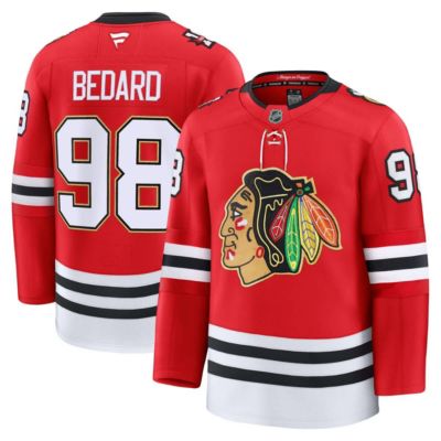 Men's NHL Fanatics Connor Bedard Chicago Blackhawks Centennial Premium Player Jersey