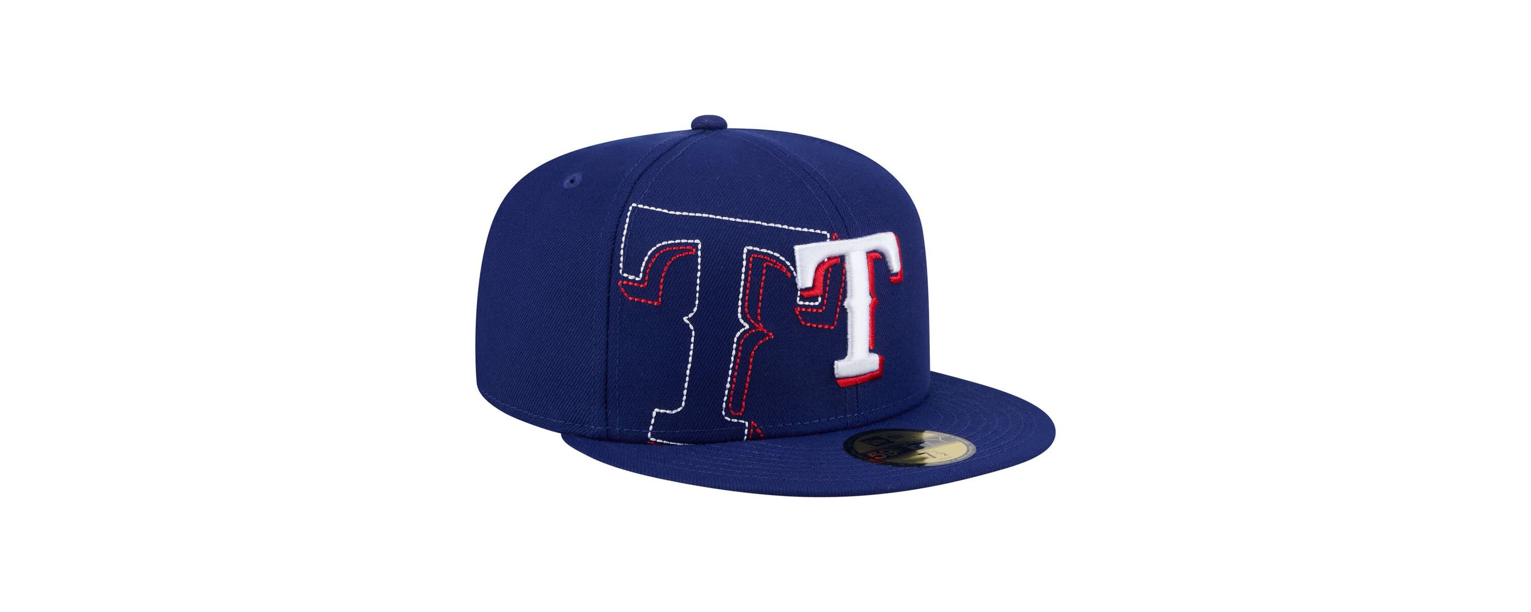 MLB Texas Rangers Yarn Stitch 59FIFTY Fitted Hat
