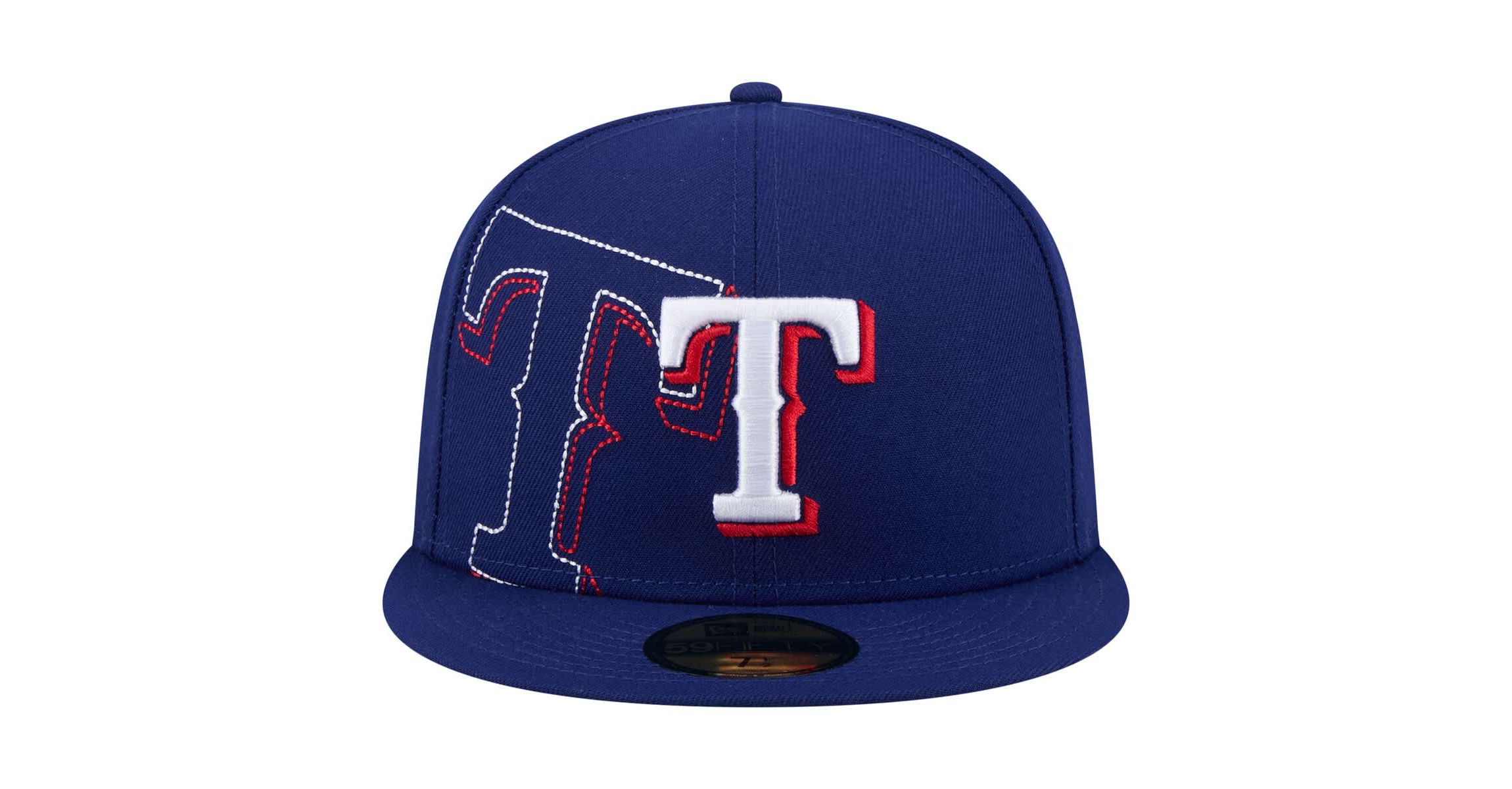 MLB Texas Rangers Yarn Stitch 59FIFTY Fitted Hat