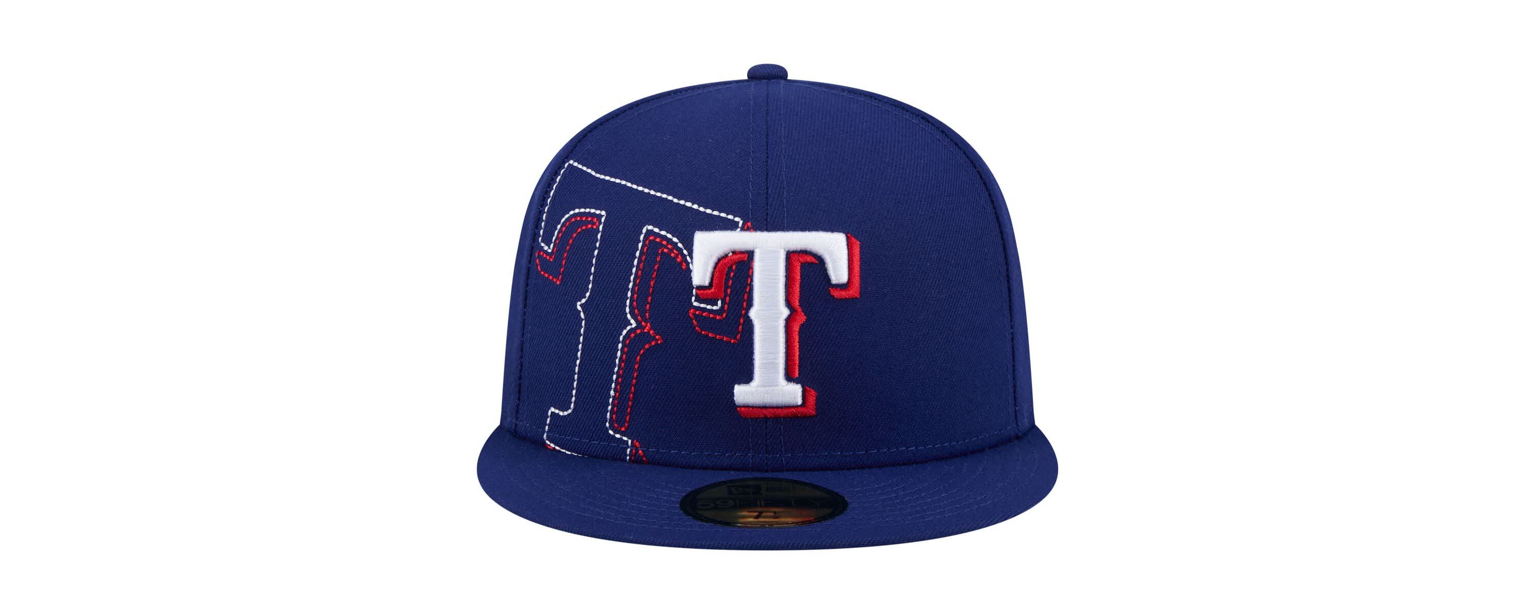 MLB Texas Rangers Yarn Stitch 59FIFTY Fitted Hat