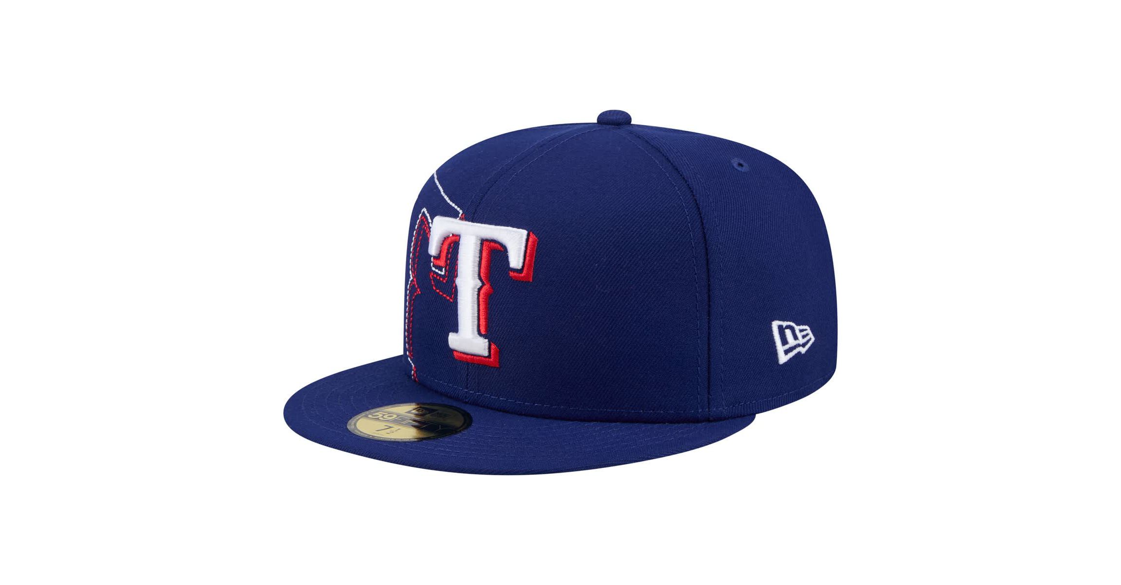 MLB Texas Rangers Yarn Stitch 59FIFTY Fitted Hat