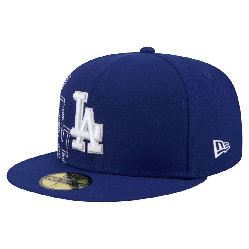 MLB Los Angeles Dodgers Yarn Stitch 59FIFTY Fitted Hat