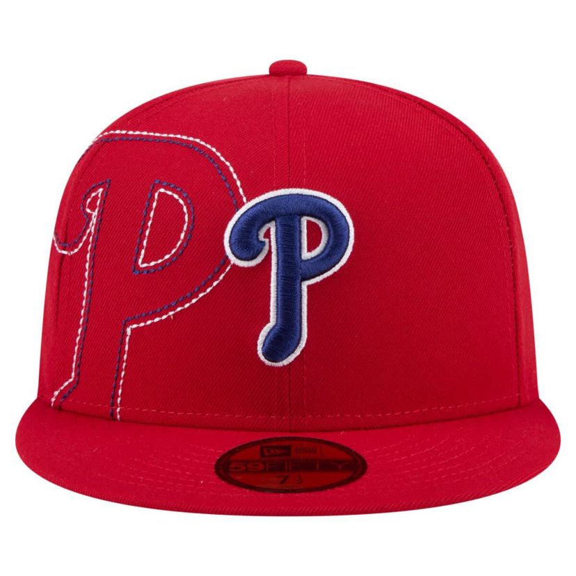 MLB Philadelphia Phillies Yarn Stitch 59FIFTY Fitted Hat