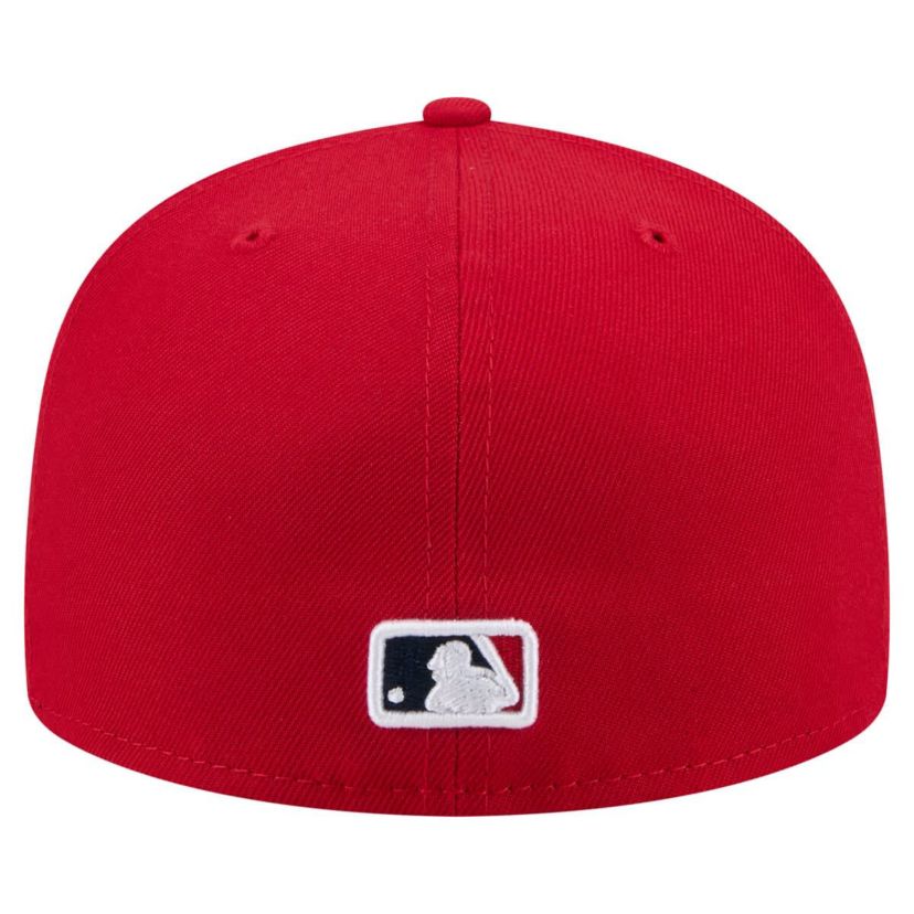 MLB Los Angeles Angels Yarn Stitch 59FIFTY Fitted Hat