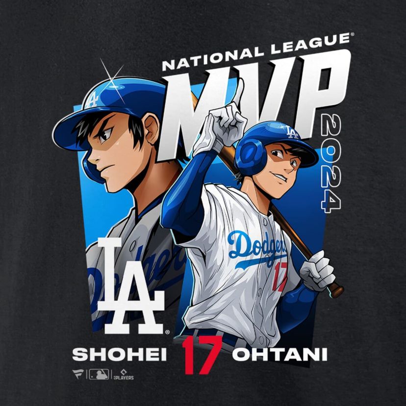 MLB Shohei Ohtani Los Angeles Dodgers 2024 National League MVP Fanatics Exclusive Anime T-Shirt