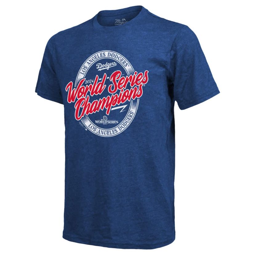 MLB Los Angeles Dodgers 2024 World Series s Tri-Blend Roster T-Shirt