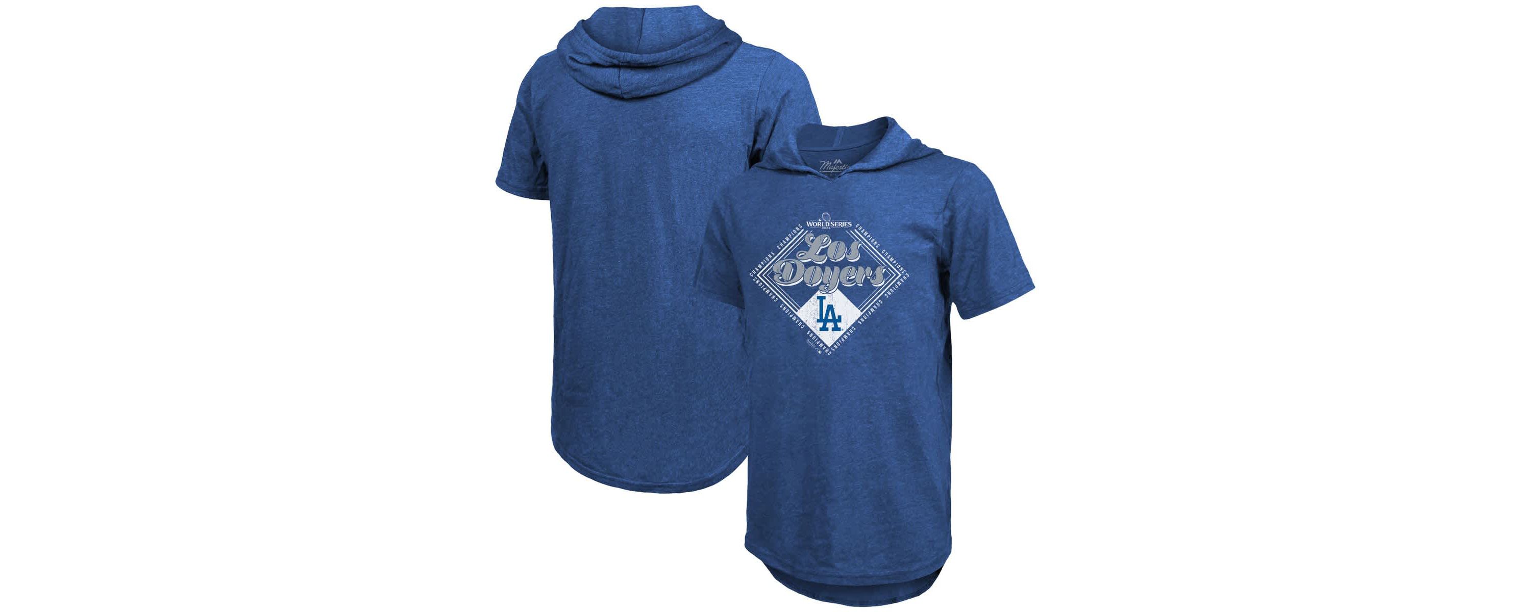 MLB Los Angeles Dodgers 2024 World Series s Tri-Blend Hoodie T-Shirt