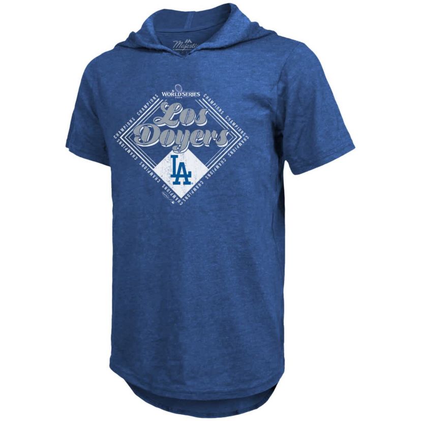 MLB Los Angeles Dodgers 2024 World Series s Tri-Blend Hoodie T-Shirt