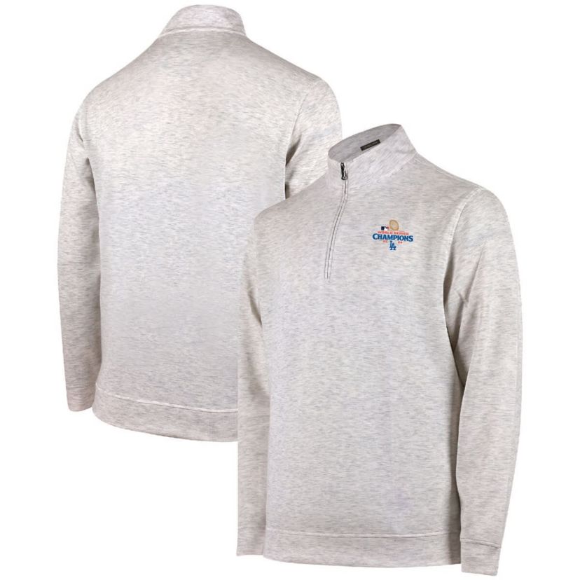 MLB Los Angeles Dodgers 2024 World Series s The Spring Half-Zip Sweatshirt