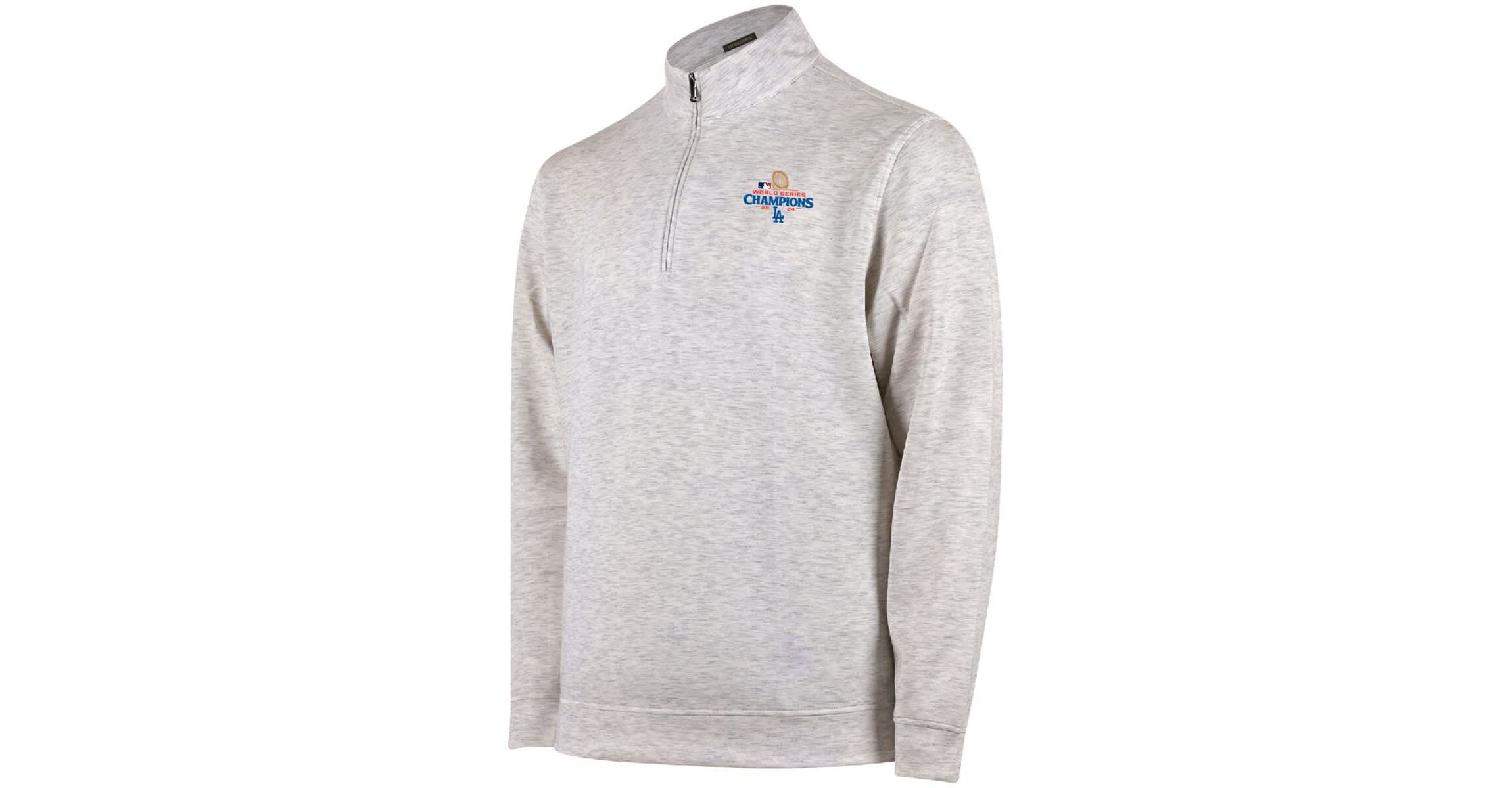 MLB Los Angeles Dodgers 2024 World Series s The Spring Half-Zip Sweatshirt