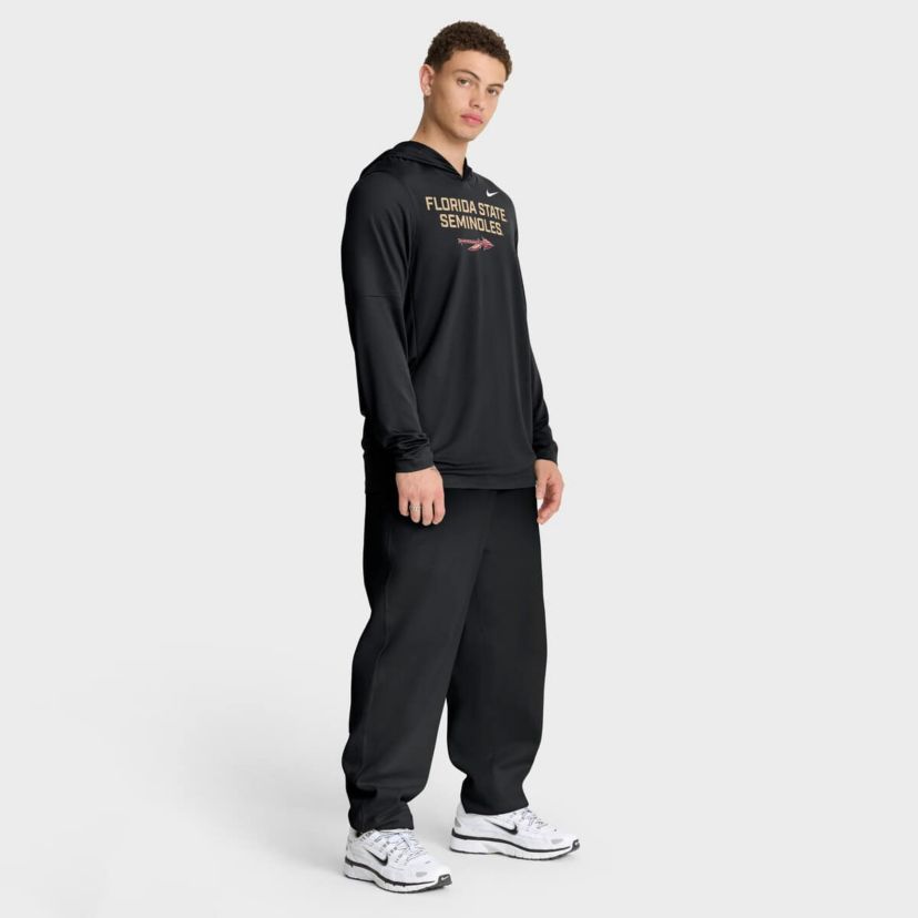 NCAA Nike Florida State Seminoles 2025 Sideline Dri-FIT Long Sleeve Hoodie T-Shirt