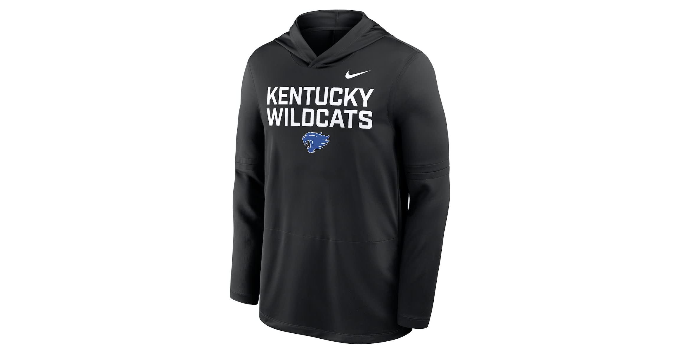 NCAA Nike Kentucky Wildcats 2025 Sideline Dri-FIT Long Sleeve Hoodie T-Shirt