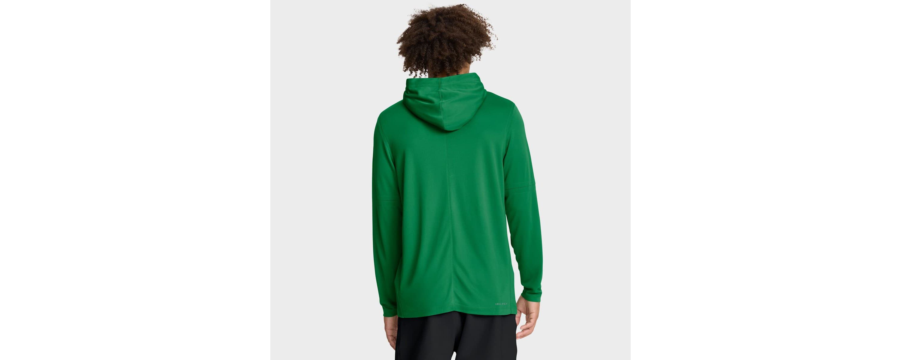 NCAA Nike Oregon Ducks 2025 Sideline Dri-FIT Long Sleeve Hoodie T-Shirt