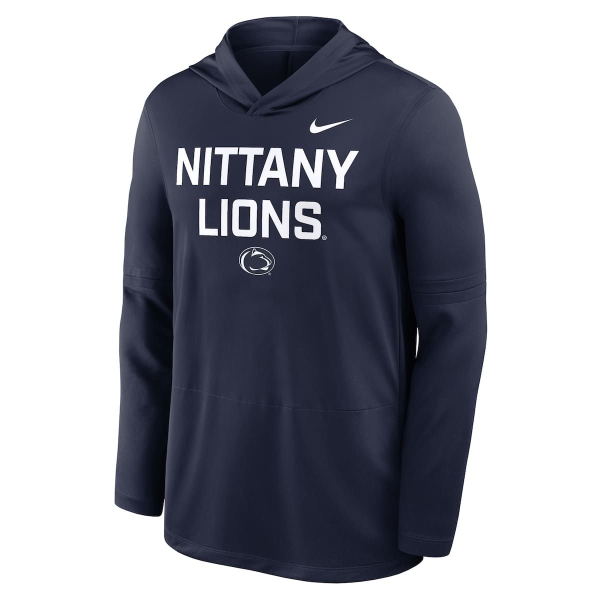 NCAA Nike Penn State Nittany Lions 2025 Sideline Dri-FIT Long Sleeve Hoodie T-Shirt