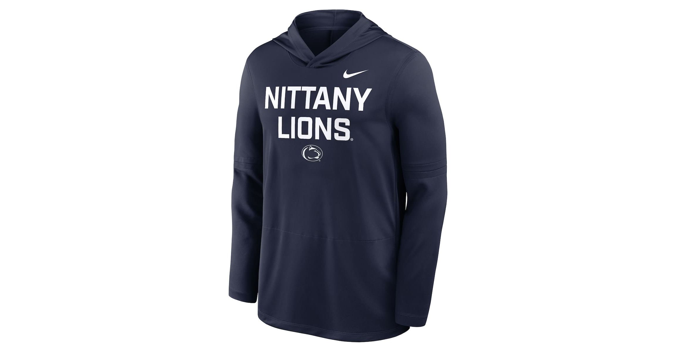 NCAA Nike Penn State Nittany Lions 2025 Sideline Dri-FIT Long Sleeve Hoodie T-Shirt