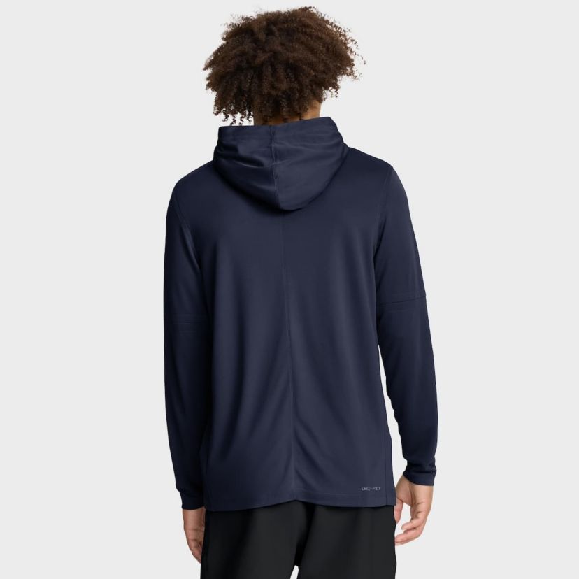 NCAA Nike Arizona Wildcats 2025 Sideline Dri-FIT Long Sleeve Hoodie T-Shirt