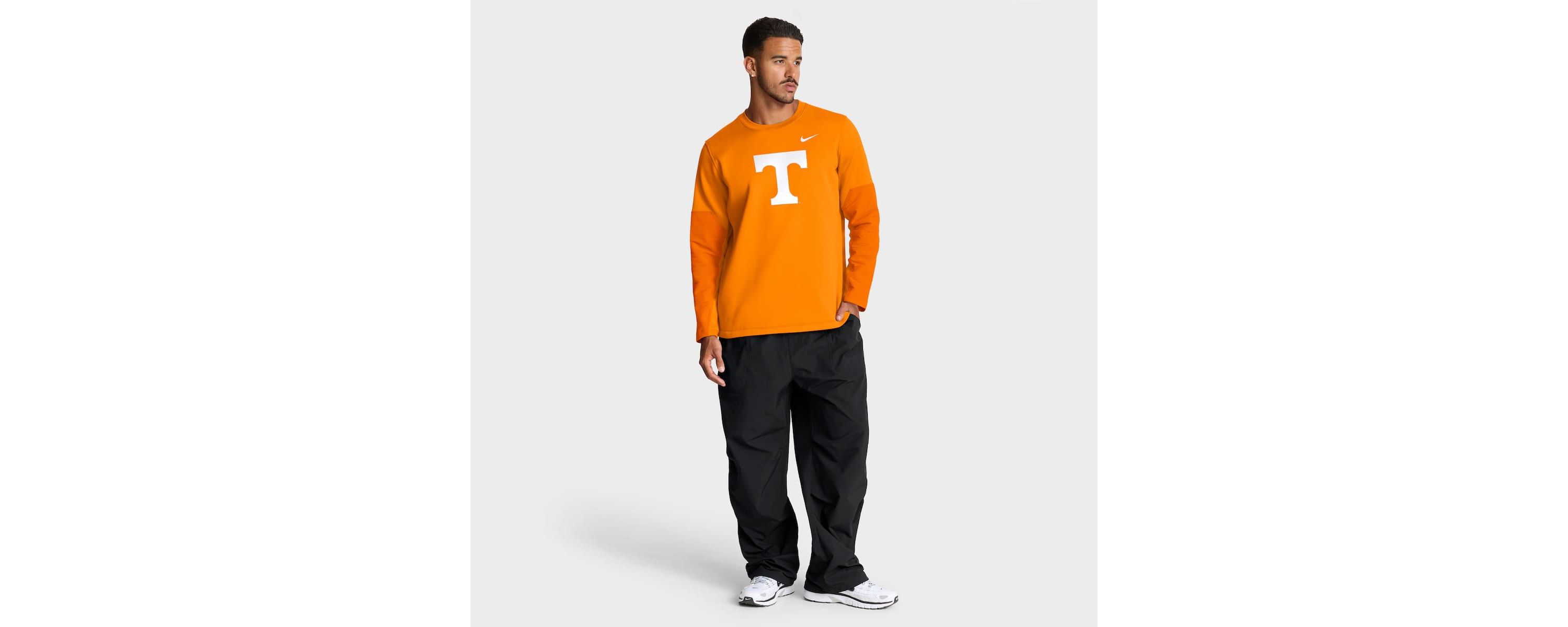 NCAA Nike Tennessee Tennessee Volunteers 2025 Sideline Coach Therma-FIT Long Sleeve T-Shirt