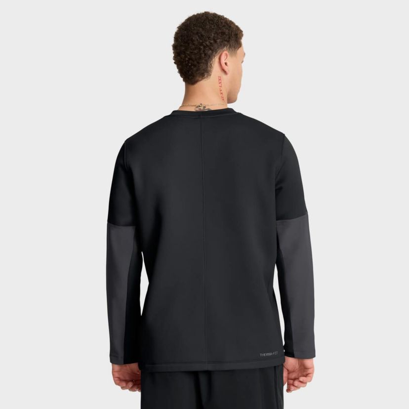 NCAA Nike Georgia Bulldogs 2025 Sideline Coach Therma-FIT Long Sleeve T-Shirt