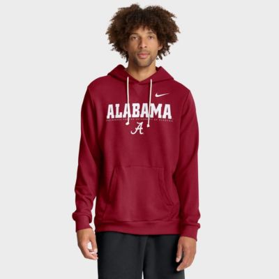 Men's Alabama Crimson Tide NCAA Nike Alabama Tide 2025 Sideline Standard Issue Dri-FIT Hoodie