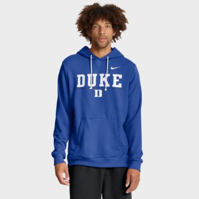 Men's Duke Blue Devils NCAA Nike Duke Devils 2025 Sideline Standard Issue Dri-FIT Hoodie, XL