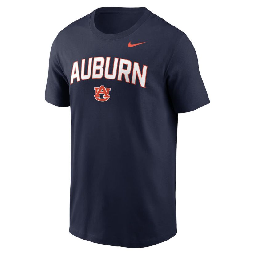 NCAA Nike Auburn Tigers Primetime Arch Stack T-Shirt