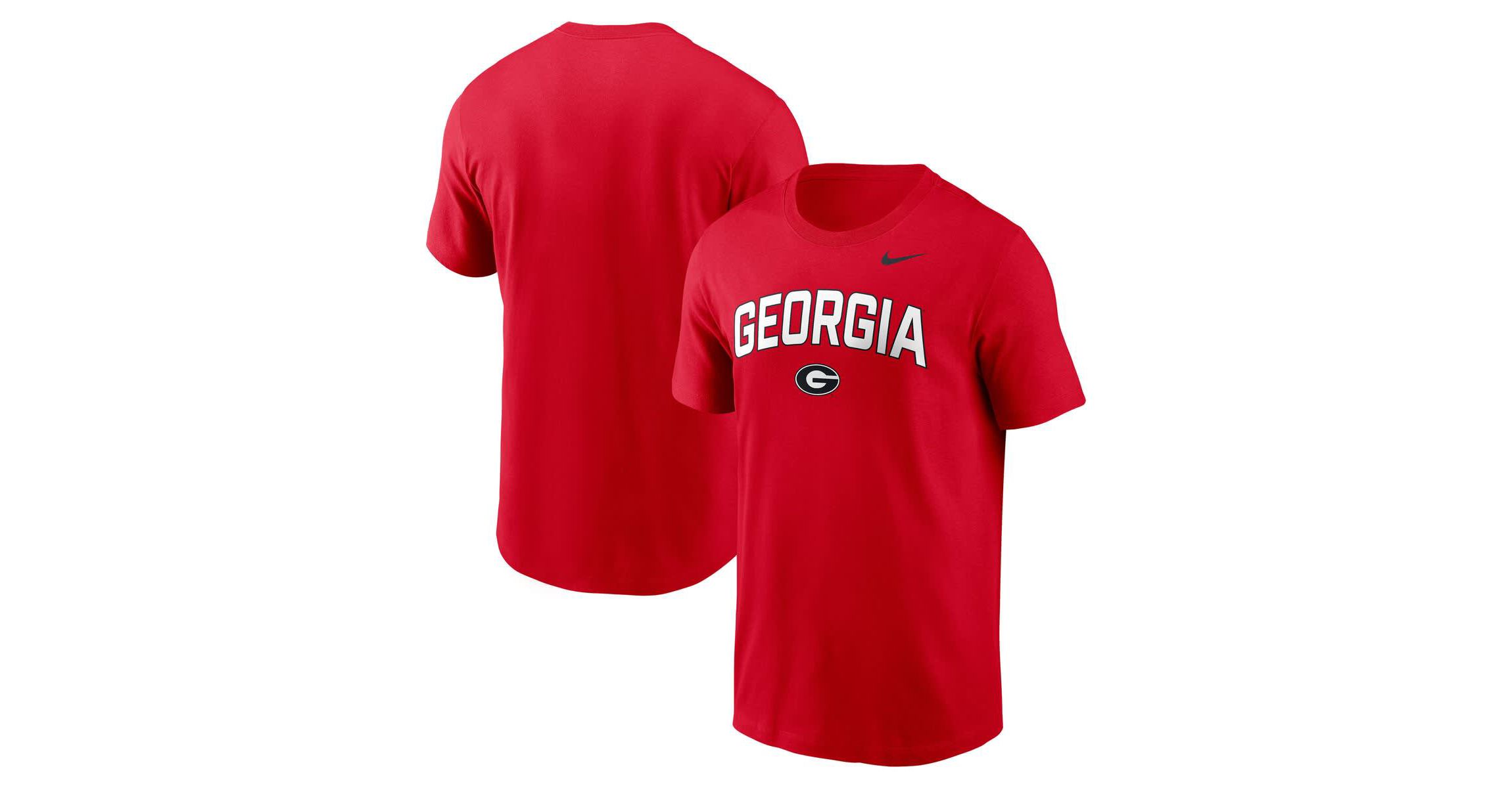 NCAA Nike Georgia Bulldogs Primetime Arch Stack T-Shirt