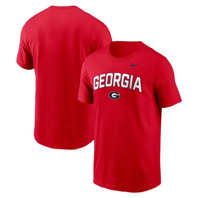 NCAA Nike Georgia Bulldogs Primetime Arch Stack T-Shirt