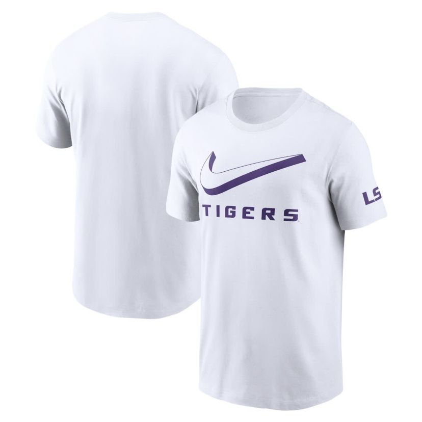 NCAA Nike LSU Tigers Primetime 2-Hit Swoosh T-Shirt