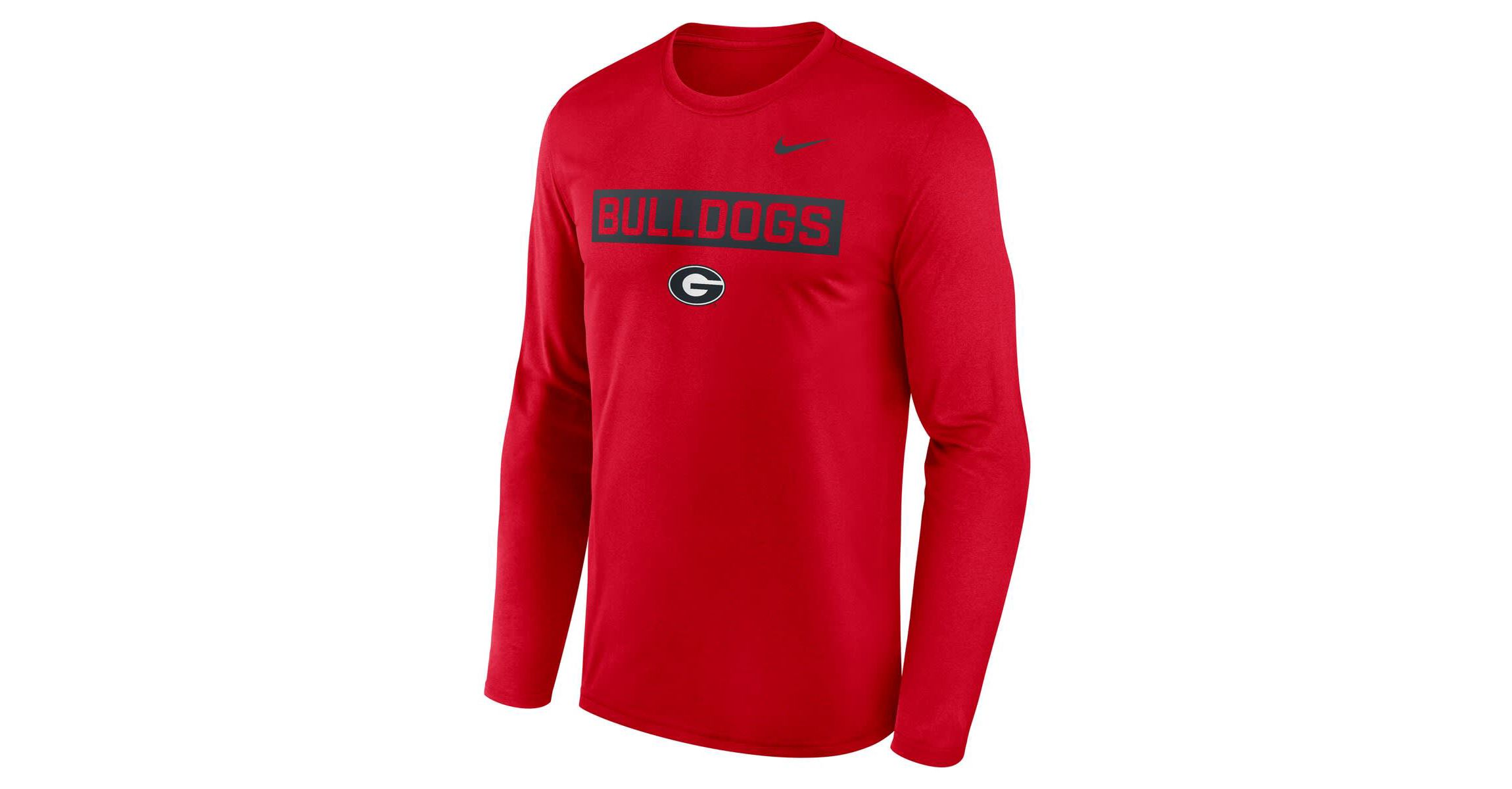 NCAA Nike Georgia Bulldogs Primetime Campus 2-Hit Legend Dri-FIT Long Sleeve T-Shirt