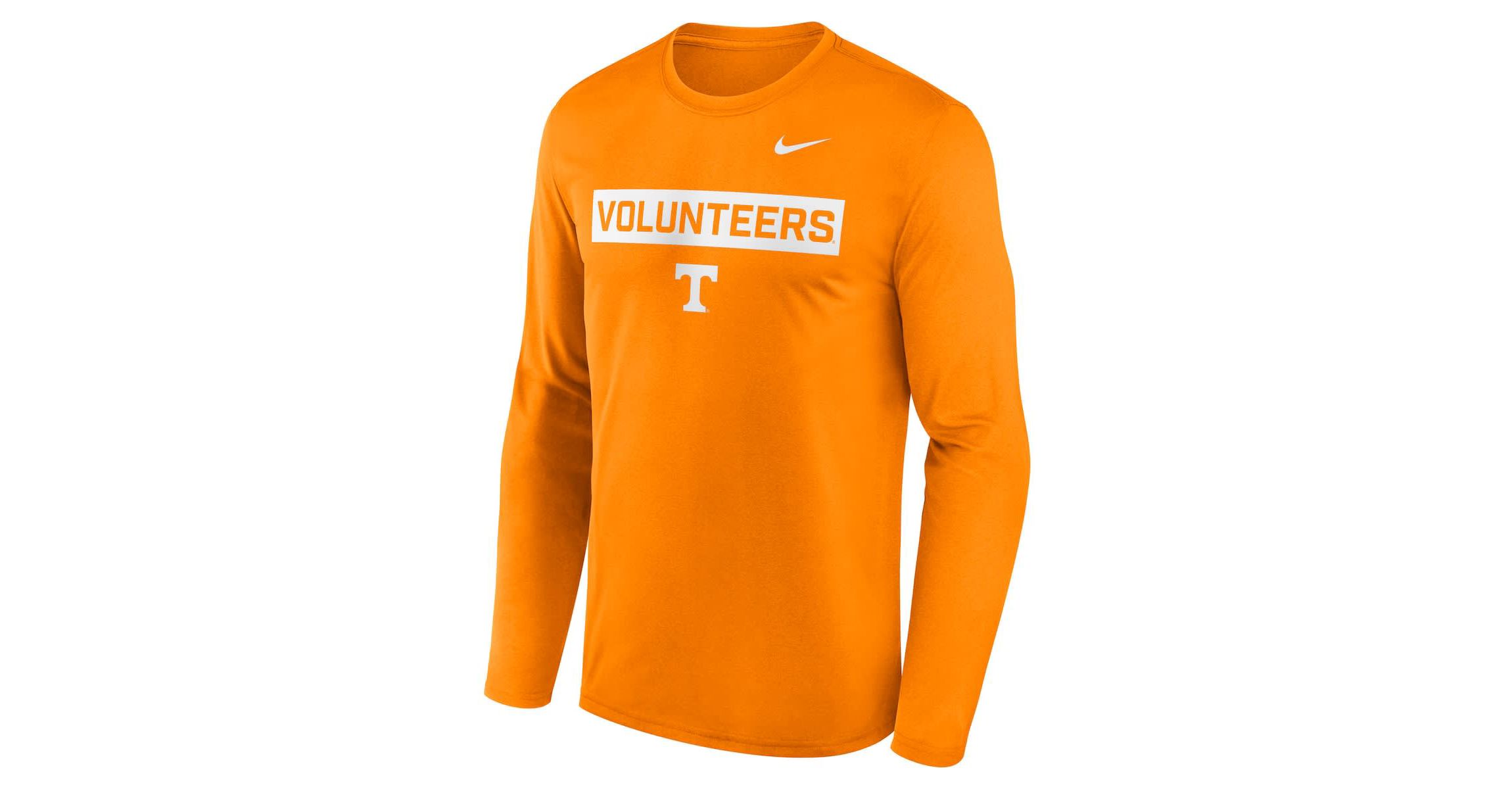 NCAA Nike Tennessee Tennessee Volunteers Primetime Campus 2-Hit Legend Dri-FIT Long Sleeve T-Shirt