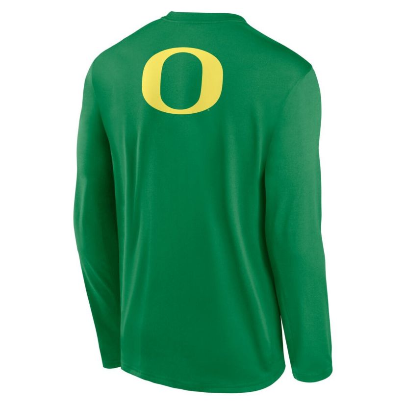 NCAA Nike Oregon Ducks Primetime Campus 2-Hit Legend Dri-FIT Long Sleeve T-Shirt