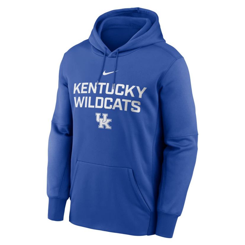 NCAA Nike Kentucky Wildcats Team Stacked Performance Pullover Hoodie