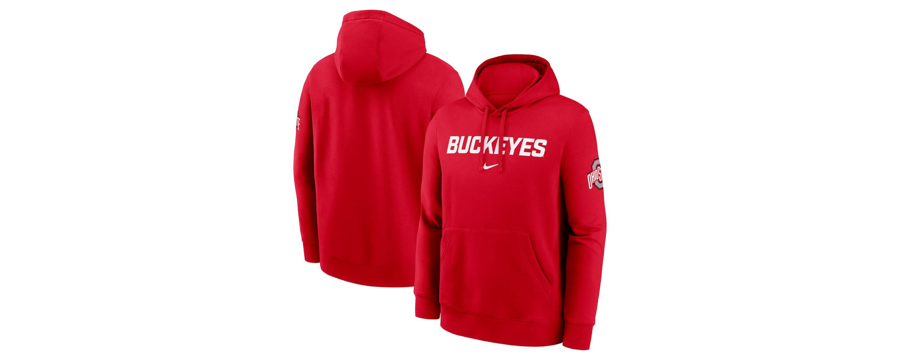 NCAA Nike Ohio State Buckeyes Nickname Club Fleece Pullover Hoodie